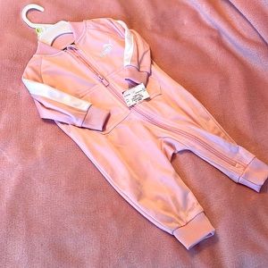 NWT 3-6 Mos, Puma Infant Zip-Up jumpsuit